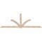 Ekena Millwork Redmond Smooth Timber Gable Bracket, Douglas Fir, 84"W x 42"H x 1 1/2"D x 3 1/2"F, 12/12 Pitch GBW084X42X0204RED00SDF - alternate 5